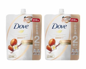 【2個セット】 Dove ダヴ ボディウォッシュ リッチケア シアバター&バニラ つめかえ用 680g × 2個