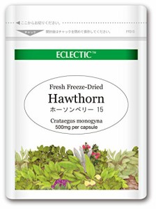 エクレクティック ホーソンベリー (セイヨウサンザシ) Ecoパック 500mg×15カプセル ec380