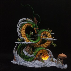 GKガレージキット フィギュア ドラゴンボール 未組立て 神龍と孫悟空 54x53x30cm レジンキット おもちゃ 大人気 インテリア 置物 擺件 小