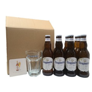 【グラス・コースター付き】 ヒューガルデン ホワイト 330ml瓶　10本セット　ベルギービール　外国ビール