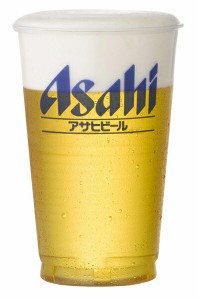 透明ポリコップ　420ml　アサヒビールロゴ入　50個