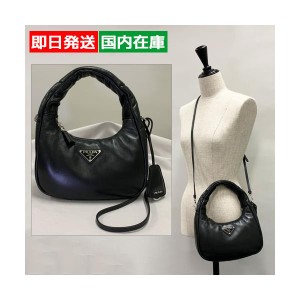 プラダ ソフト パデッドレザー ミニバッグ レディース ブラック 1BA3842DYI PRADA インポート ブラン ド ショップ 