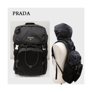 プラダ Re-Nylon xサフィアーノレザー バックパック メンズ ブラック 2VZ1352DMG PRADA Gift    インポート ブランド ショップ  