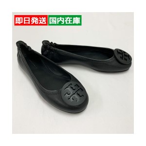 トリーバーチ Minnie Travel バレエシューズ レディース ブラック 訳あり 49350 TORY BURCH