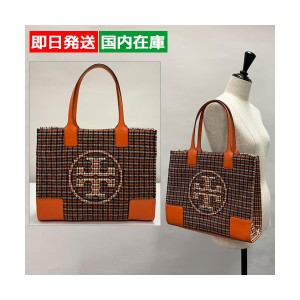 トリーバーチ バッグ ELLA PLAID MINI TOTE トリーバーチ エラ プレイド ミニ トート A4サイズ オレンジ レディース 50217 TORY BURCH Gi