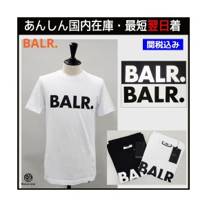 ボーラー Tシャツ  新作 BRAND STRAIGHT メンズ ブラック ホワイト B11121048 BALR Gift    インポート ブランド ショップ  