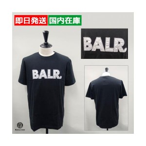 ボーラー Tシャツ サテンロゴ OLAF STRAIGHT BALR. SATIN EMBRO T-SHIRT メンズ ブラック B11121091 BALR Gift    ブランド ショップ  