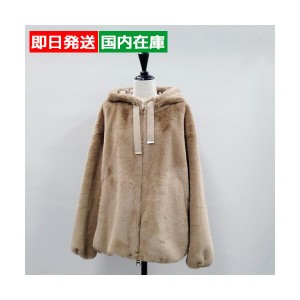 ヘルノ エコファーボンバージャケット アウター レディース ブラック キャメル GI0138D12422 SOFT OVERSIZE BOMBER HERNO Gift