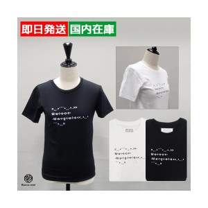 メゾンマルジェラ Tシャツ ロゴ 半袖Tシャツ トップス レディース ホワイト ブラック S51GC0513 S22816 MAISON MARGIELA Gift