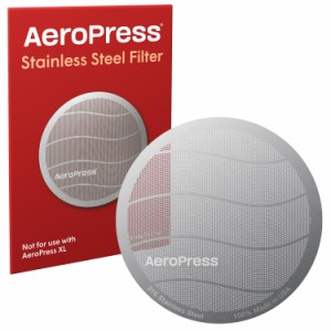 AeroPress ステンレススチール再利用フィルター - メタルコーヒーフィルター AeroPressオリジナル&AeroPress Goコー