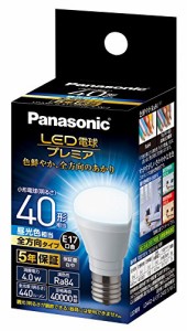 パナソニック LED電球 プレミア 口金直径17mm 電球40W形相当 昼光色相当(4.0W) 小形電球・全方向タイプ 1個入り 密閉器具対応