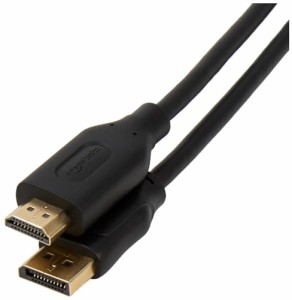 ベーシック DisplayPort (ディスプレイポート) - HDMI 変換ケーブル 4K＠30Hz 単方向伝送 3.0m ブラック