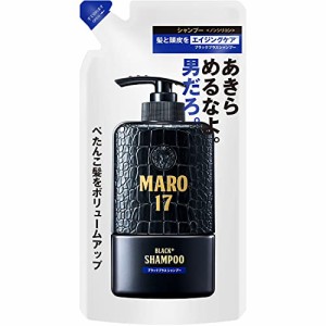 MARO17 ブラックプラス シャンプー 詰め替え ジェントルミントの香り 300ml メンズ スカルプ ボリューム アップ 黒髪ケア