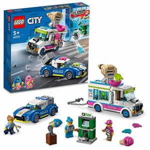 レゴ(LEGO) シティ アイスクリームトラックを追え！ 60314 おもちゃ ブロック プレゼント 警察 けいさつ 乗り物 のりもの 男の子