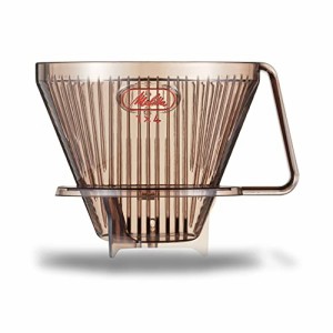 メリタ Melitta コーヒー ドリッパー 計量スプーン付き 目盛り付き プラスチック製 4~8杯用 ブラウン アロマフィルターシリーズ AF