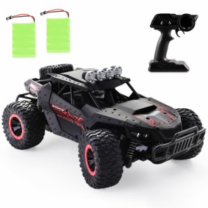 tech rc ラジコンカー こども向け 1/16 オフロード 電動RCカー ドリフト 2WD リモコンカー バッテリー2個付き 60分間走れ