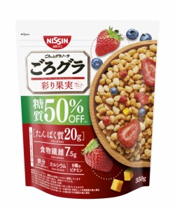 日清シスコ ごろグラ 糖質50%オフ 彩り果実 350g×6袋