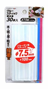 高儀 EARTH MAN グルースティック 透明 φ7.5mm×100mm 30本入