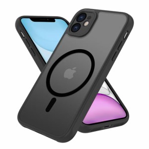 iPhone 11 ケース 半透明 MagSafe対応 iphone11 カバー マグネット搭載 アイフォン 11 用 カバー 米軍MIL規格