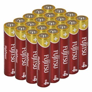 日本製 ファイン 富士通 アルカリ 乾電池 災害救助用品 単4形 1.5V FUJITSU BATTERIES 長期保存 （20本入）LR03F