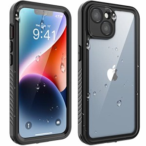 iPhone14 Plus 用 ケース iPhone14 Plus 防水ケース 耐衝撃 360フルカバー 全面保護 完全防水 防塵 防雪 カメラ