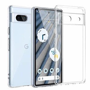 Kakuki For Google pixel 7A ケース クリア ソフトカバー ストラップホール付 透明TPU レンズ保護 薄型 指紋・黄変