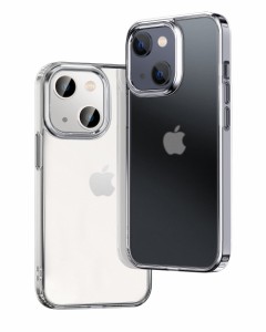 ONES 艶消し ・ 透明 iPhone 13mini ハード ケース 米軍MIL規格 超耐衝撃 エアバッグ〔 マット感・高靭性強化PCガードボ