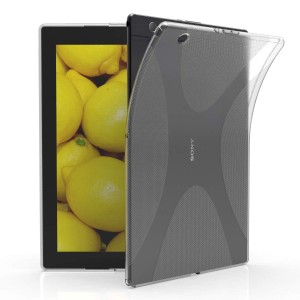 kwmobile タブレットケース 対応: Sony Xperia Tablet Z4 ケース - タブレットカバー TPU シリコン 保護 透