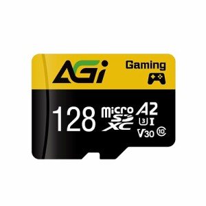 AGI 128GB TF138 MicroSDXC メモリカード A2 U3 V30 4K C10(読み込み・書き込み速度98/70MBs)