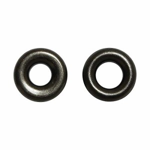 KIYOHARA サンコッコー 両面ハトメ 10組入り #18 内径6mm 黒ニッケル SUN11-187