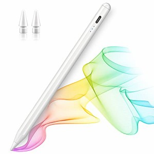タッチペン ペン iPhone専用ペン タブレット HengYu 電池残量表示機能 ペンシル 極細 超高感度 高感度 傾き感知 磁気吸着 誤作動