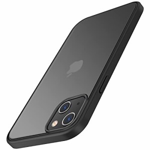 TENDLIN iPhone 13 mini 用ケース 半透明 マット感 擦り傷防止 指紋防止 薄型 対応 アイフォン13 mini カバー（ブ