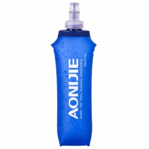 Azarxis ハイドレーション ボトル 折りたたみ水筒 TPU 水筒 携帯式ボトル ウォーターボトル 軽量 給水 ランニング マラソン トレイ
