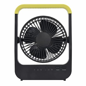 トップランド 卓上扇風機 デスクファン 小型 [ どこでもFAN ホーム & アウトドア ] 3WAY電源 上下角度調節 風量調節 3段階 切タ