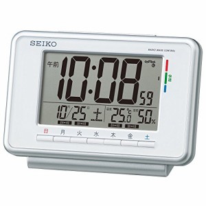 セイコークロック(Seiko Clock) セイコー クロック 目覚まし時計 電波 デジタル ウィークリー アラーム カレンダー 快適度 温度