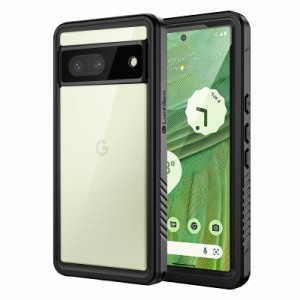 Lanhiem Google Pixel 7 防水ケース 完全防水 IP68米軍規格 耐衝撃 滑り止め 防塵 防雪 ワイヤレス充電対応 水中保護