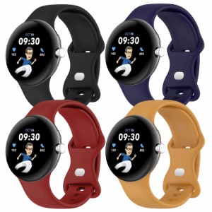 [DMVEIMAL] 4パックfor Pixel watch 2/watch コンパチブル グーグル Pixel ウォッチバンド 、コンパチブル