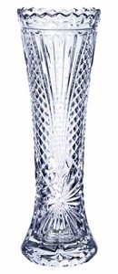 アデリア 花瓶 ガラス花瓶 センテンスL [一輪挿し/直径約8x高さ約23cm/クリア/クリスタル] 日本製 F-70064