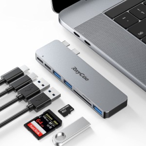 RayCue Macbook Air ハブ Macbook Pro ハブ USB C ハブ 7ポート Macbook USB 変換アダプタ th