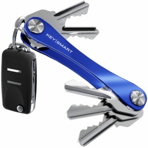 [KeySmart] キースマート コンパクト キー オーガナイザー、鍵 ホルダー、キーホルダー - かぎ8個、車キーフォブも付けれる