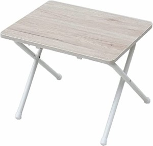 [山善] ローテーブル 折りたたみ 幅50×奥行44×高さ35.5cm ミニ 傷・汚れ・水分・熱に強い ひとり暮らし サイドテーブル PCテーブ