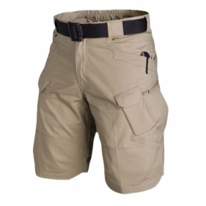 [LHT]ショートパンツ メンズ アウトドア 大きいサイズ S-5XL ポケットいっぱい 釣りズボン 登山 半ズボン カーゴショーツ(カーキ 2