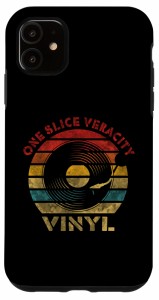 iPhone 11 One Slice Veracity ビニールレトロレコード ヴィンテージミュージック スマホケース