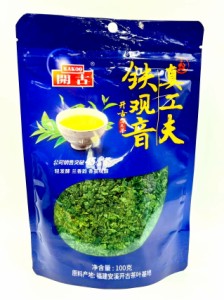 開古 鉄観音烏龍茶　 100g　乾燥　ウーロン茶　 　 中華物産 　チャック袋入り　 中華食材 お茶　烏龍茶