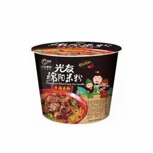 カップタイプ  【 碗装 】 光友 綿陽米粉 牛肉米粉 1食   中華インスタントラーメン　方便面 中華食品 大人気 中華物産 即席ビーフン