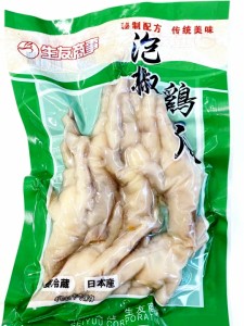 生友 泡椒鶏爪   6本入 国産加工 辛口モミジ　泡椒鳳爪  唐辛子の塩漬け風味モミジ 　辛口 　もみじ　大人気　泡椒味　鶏爪  鶏足 開袋即