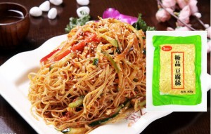 極品 豆腐干糸　（トウフカン 豆腐麺 ）　豆腐絲 干豆腐絲 中華料理人気商品 中華食材 本場中国東北名物 お土産定番 豆腐干絲 極品豆腐絲