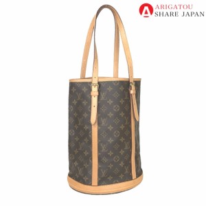 LOUIS VUITTON ルイヴィトン バケットGM スリングバッグ トートバッグ レディース モノグラムキャンバス ブラウン肩掛け 茶色 M42236 中