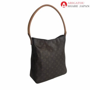 LOUIS VUITTON ルイヴィトン ルーピング GM スリングバッグ ショルダーバッグ レディース モノグラムキャンバス ブラウン 肩掛け 茶色 M5