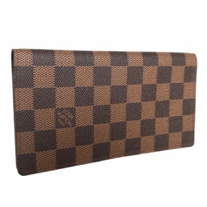 LOUIS VUITTON ルイヴィトン ポルト バルール カルト クレディ 札入れ メンズ ダミエキャンバス ブラウン2つ折り 茶色 N61823 中古品【鑑